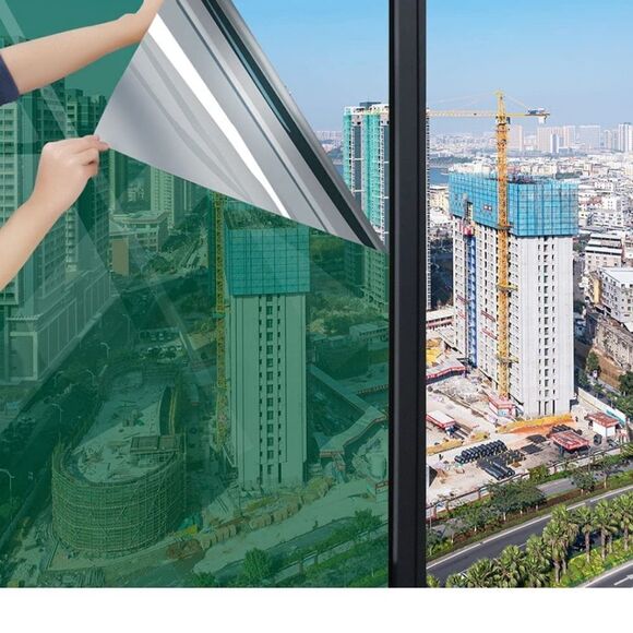 TWO ROLLS Window Daytime Privacy Window Film Helps Save Energy $$ - Picture 2 of 13